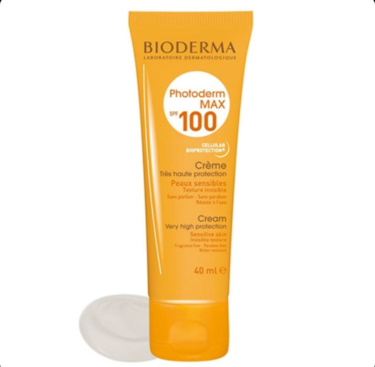 ضد آفتاب رنگی بایودرما (بیودرما) bioderma سری photoderm max حجم 40 میل spf 100